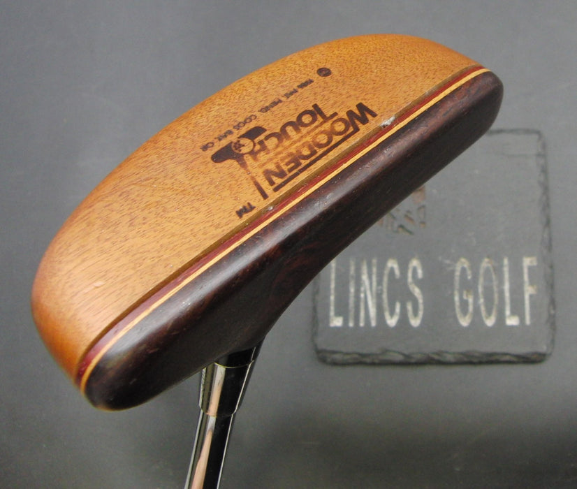 Wooden Touch Putter Steel Shaft 88cm Playing Length Lamkin Grip