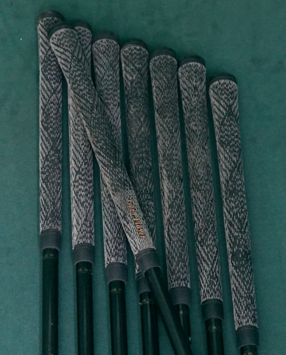 Vintage Set of 8 x Gary Player Tour V-Tec Irons 4-PW +AW Regular Graphite Shafts