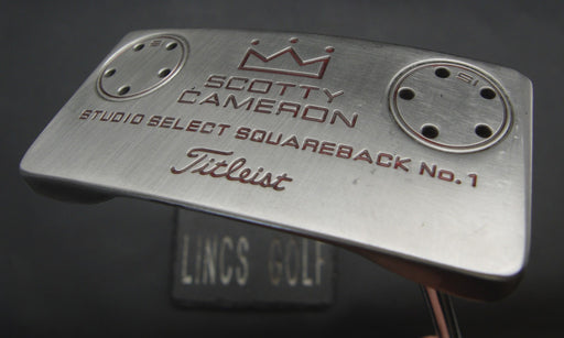 Titleist Scotty Cameron Studio Select Squareback No. 1 Putter 89cm Steel Shaft