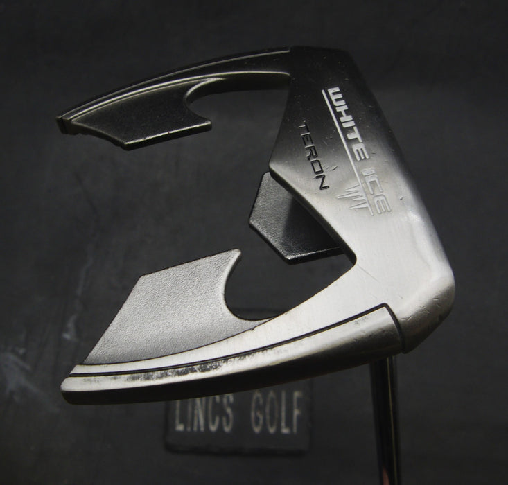 Odyssey White Ice Teron Putter Steel Shaft 88cm Length Psyko Grip*