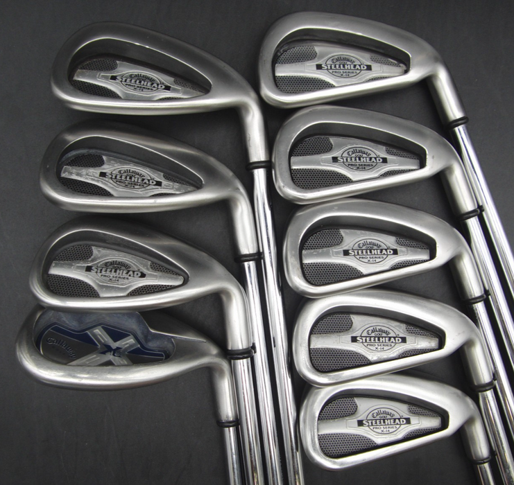 Set Of Callaway SteelHead X-14 3-SW + Driver + 3 Wood + 4 Wood + Putter