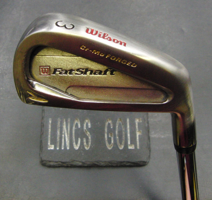 Wilson FatShaft CrMo Forged 3 Iron Regular Steel Shaft Golf Pride Grip