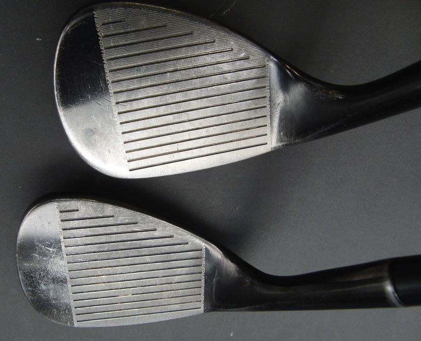Set of 2 Cleveland CG17 Gap & Sand Wedges Stiff Steel Shafts Mixed Grips