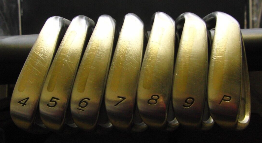 Set of 7 x TaylorMade 320 Irons 4PW Stiff Steel Shafts Mixed Grips