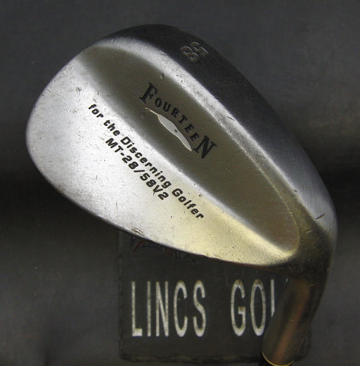 Fourteen MT-28 / 58V2 58° Sand Wedge Wedge Steel Shaft Fourteen Grip
