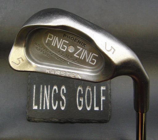 Ping Zing Karsten White Dot 5 Iron Stiff Steel Shaft Golf Pride Grip