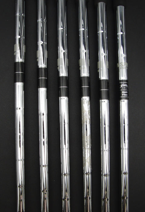 Set of 6x Callaway Big Bertha 2006 Irons 5-PW Stiff Steel Shafts Callaway Grips*