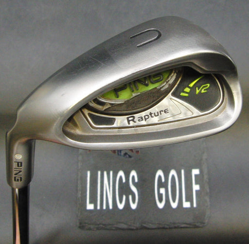 Left Handed Ping V2 White Dot Gap Wedge Regular Steel Shaft Ping Grip