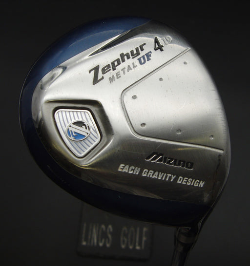 Ladies Mizuno Zephyr Metal UF 19° 4 Wood Ladies Graphite Shaft Mizuno Grip