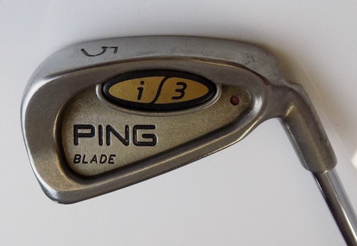 Ping i3 Blade Maroon Dot 5 Iron ZZ 65 Cushin Stiff Steel Shaft