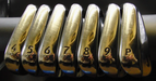 Set of 7  x Limited 2004 Nike Tiger Woods Irons 4-PW Regular Steel Shafts