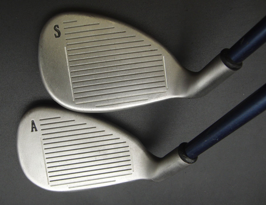 Set of 2 Callaway Big Bertha X-12 Sand & Gap A Wedges Regular Graphite Shafts