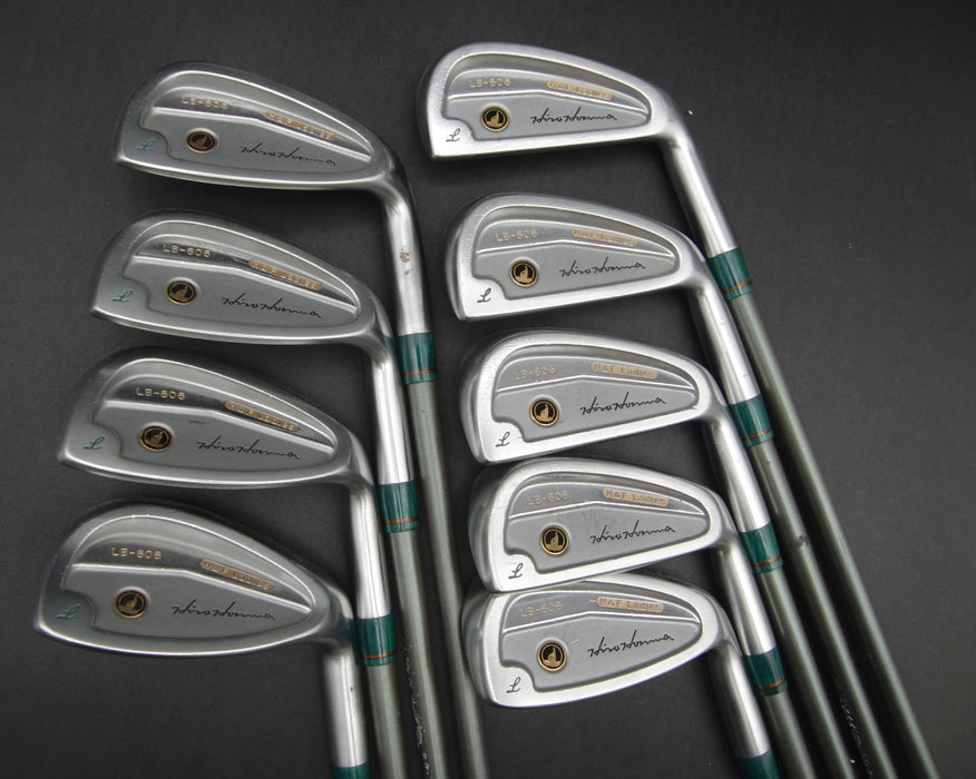 Set of 9x Ladies Honma LB-606 Irons 4-11+SW Ladies Graphite Shafts Honma Grips*