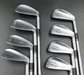 Set Of 8 x Pebble Beach GS-01 Irons 4-PW+AW  Regular Steel Shafts Royal Grips