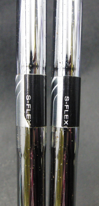 Set of 2 Cleveland CG 5 & 6 Irons Stiff Steel Shafts Cleveland Grips