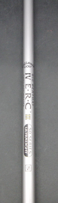 Callaway Big Bertha ERC II 10° Driver Stiff Graphite Shaft Callaway ERC II Grip