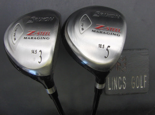 Set of 2 Srixon Z-Steel Maraging 14.5° 3 Wood + 18.5° 5 Wood