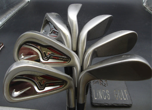 Set of 7x Nike VR II Pro Cavity Irons 4-PW Stiff Steel Shafts Lamkin Grips