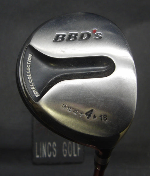 Royal Collection BBDS 304T 16° 4 Wood Stiff Graphite Shaft Black Grip