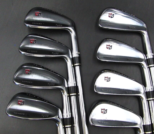 Set of 8x Wilson Staff Fg59 Tour Blade Forged Irons 3-PW Regular Steel Shafts