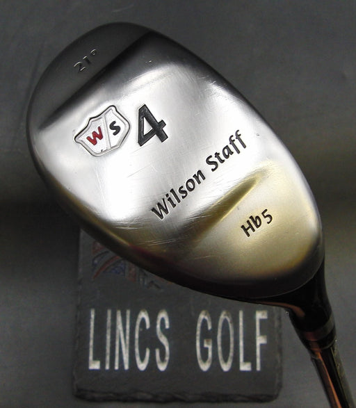 Wilson Staff HB5 21° 4 Hybrid Regular Steel Shaft Wilson Staff Grip