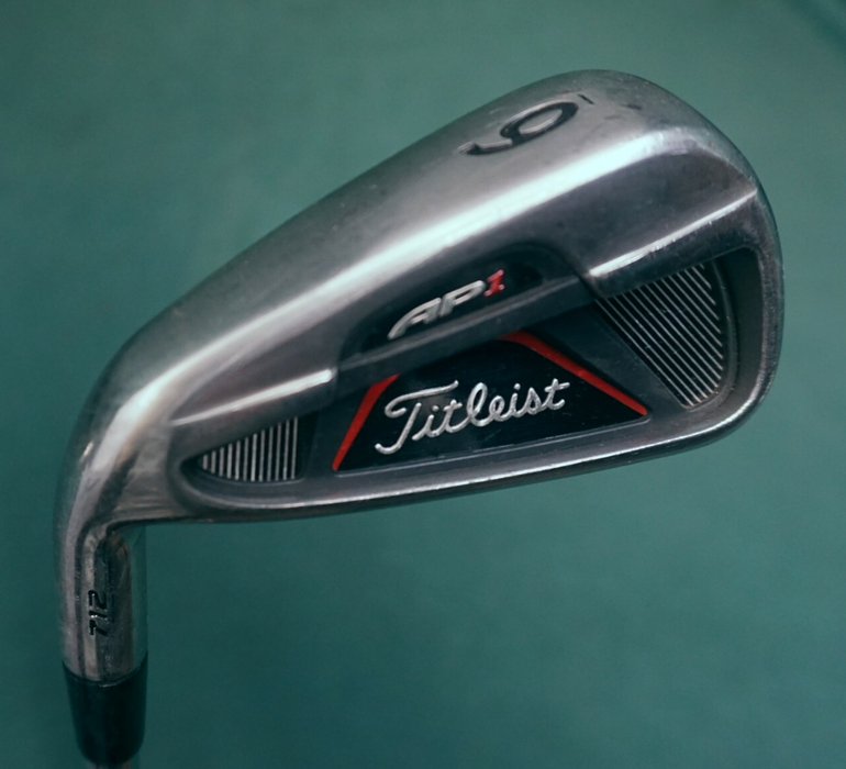 Left Handed Titleist AP1 712 6 Iron Regular Steel Shaft Titleist Grip