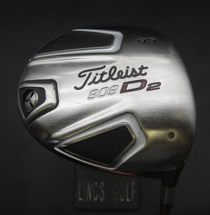 Titleist 909D2 9.5° Driver Stiff Graphite Shaft Titleist Grip