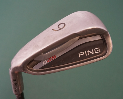 LeftHanded Ping G25 Black Dot 6 Iron Regular Graphite Shaft Ping Grip