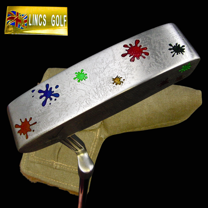 Custom Milled Paint Splodge Themed Strokers Putter 90cm PSYKO Grip