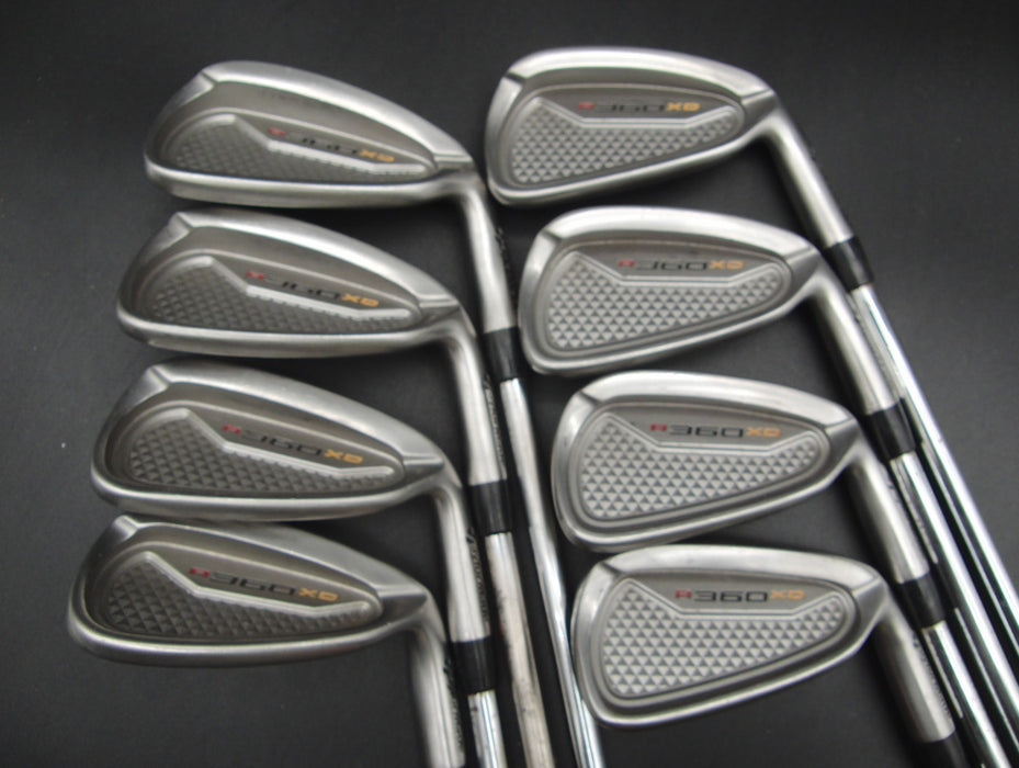 Set of 8x TaylorMade R360 XD Irons 4-SW Stiff Steel Shafts TaylorMade Grips*