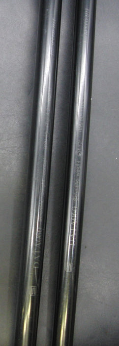 Set of 2 PRGR Speed Hit Splash Sole 3+5 Woods Regular Graphite Shafts PRGR Grips