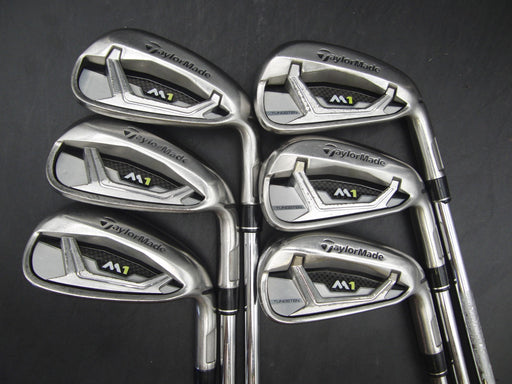 Set of 6x TaylorMade M1 2017 Irons 5-PW Stiff Steel Shafts Nexgen Grips