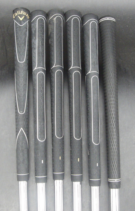 Set of 6 x Callaway X Forged 2007 Irons 5-PW Stiff Steel Shafts Callaway Grips*