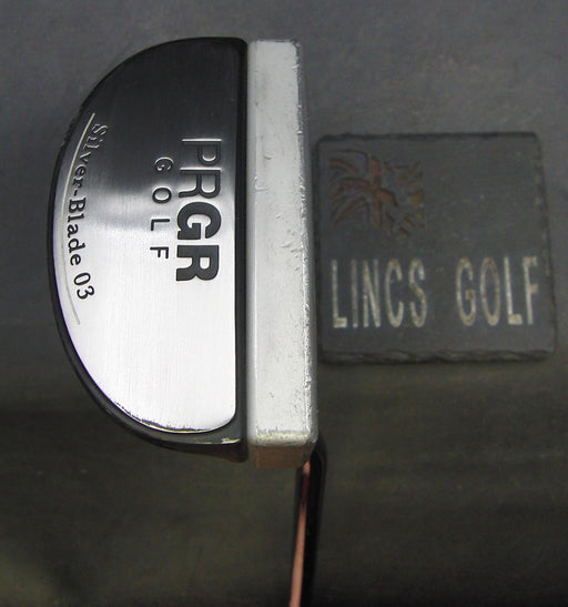 PRGR Silver Blade 03 Putter 87cm Playing Length Steel Shaft West Golf Grip