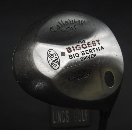 Callaway The Biggest Big Bertha 9° Driver Stiff Graphite Shaft Majek Grip