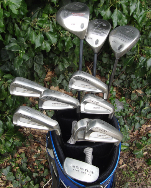 Set of Golf Planner U-CLID 4-PW+ Callaway Driver+ 3 Wood+ 5 Wood+ Putter*