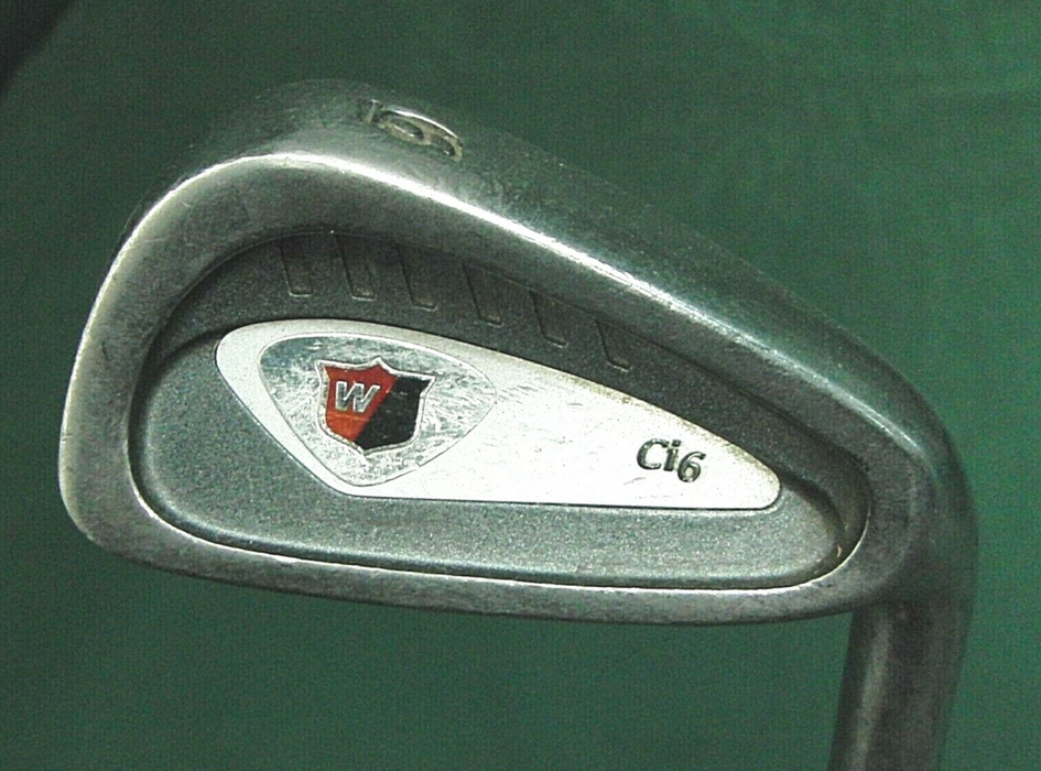 Wilson Ci6 6 Iron Regular Graphite Shaft Lamkin Grip