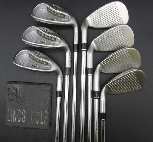 Set of 7x TaylorMade Rac R5 4-PW Irons Regular Steel Shafts TaylorMade Grips