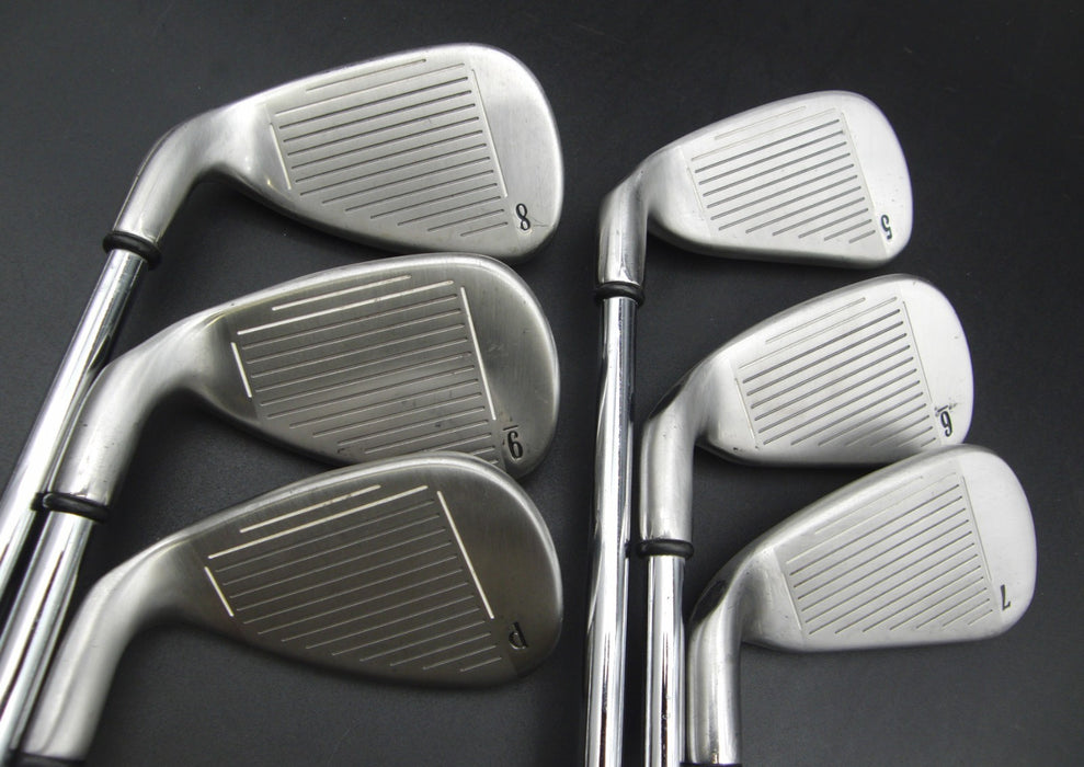 Set of 6x Callaway Big Bertha 2006 Irons 5-PW Stiff Steel Shafts Callaway Grips*