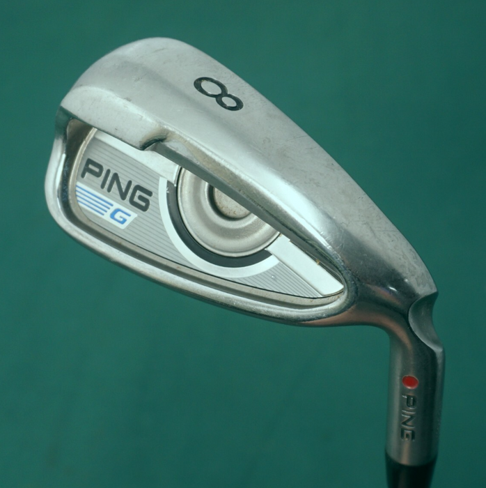 Ping G Series Maroon Dot 8 Iron Regular Steel Shaft Champ Grip
