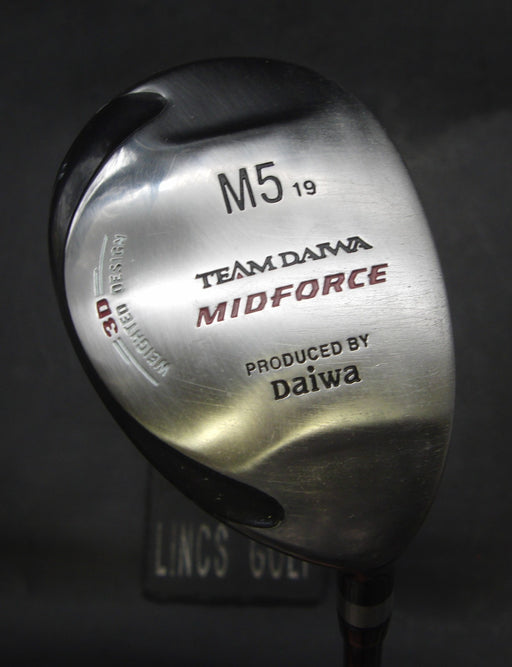 Team Daiwa Mid Force M5 19° 3 Hybrid Stiff Graphite Shaft Onoff Grip