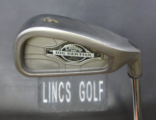 Callaway Big Bertha X-12 4 Iron Stiff Steel Shaft Callaway Grip