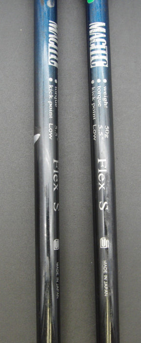 Set of 2 Macgregor Mactec NV 15° 3 Wood + 18° 5 Wood Stiff Graphite Shafts
