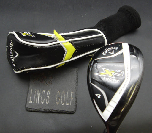 Callaway X2 Hot 4 Hybrid Stiff Graphite Shaft GolfPride Grip & Callaway HC
