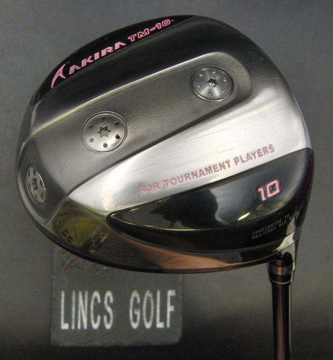 Akira TM-10 10° Driver Regular Graphite Shaft Perfect Pro Grip