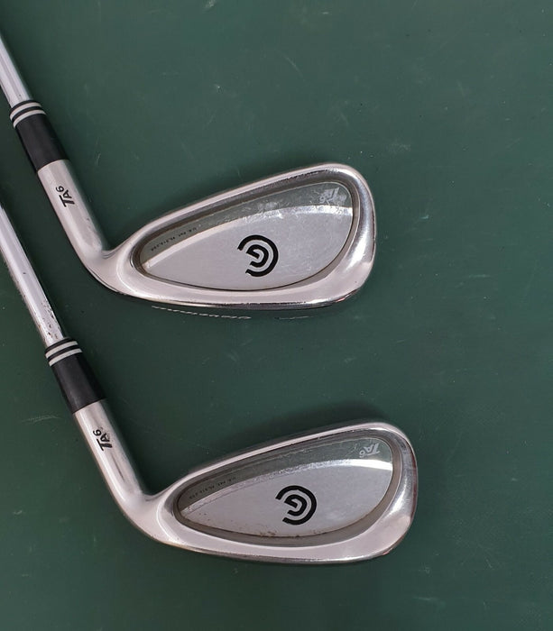 Set of 2 x Cleveland TA6 Irons 4 & 6 Regular Steel Shaft Mixed Grips