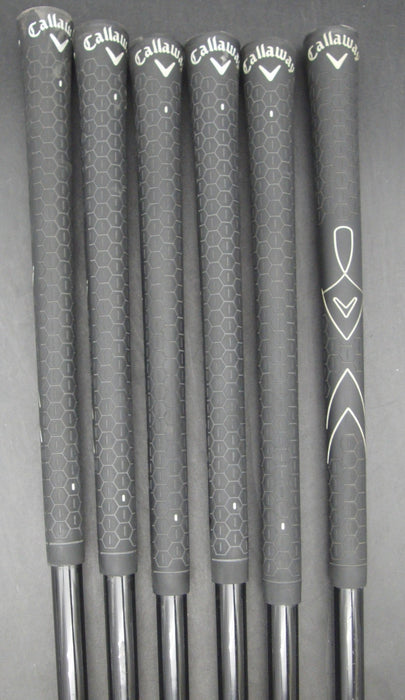 Set of 6x Callaway WarBird Irons 5-PW Regular Graphite Shafts Callaway Grips