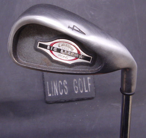 Callaway Big Bertha 2002 4 Iron Uniflex Steel Shaft Callaway Grip
