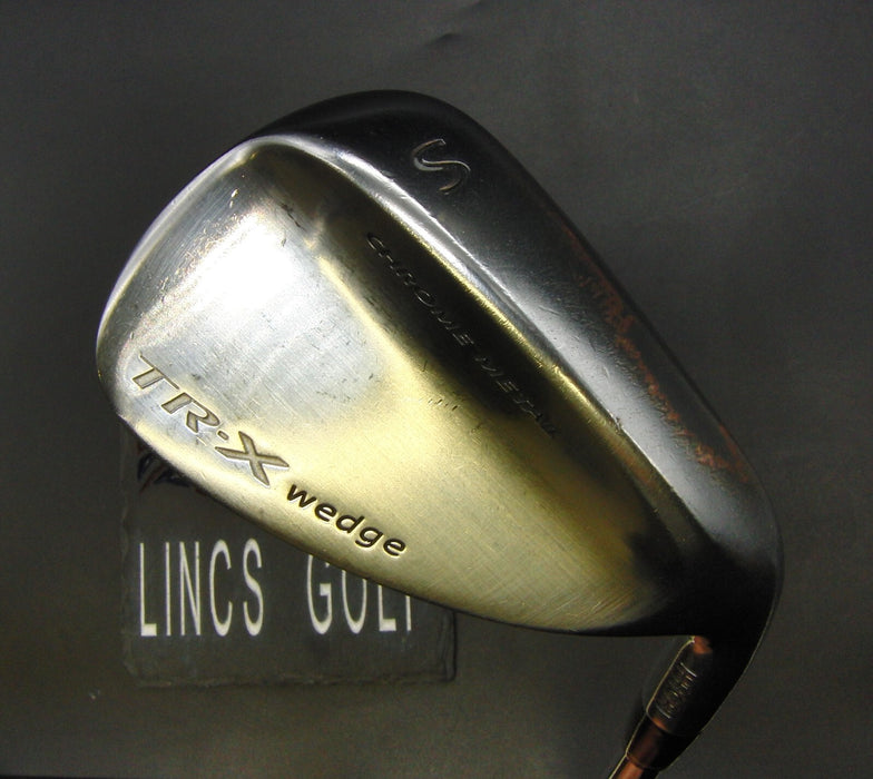 Japanese PRGR TR-X Chrome Metal Sand Wedge Regular Steel Shaft Golf Pride Grip