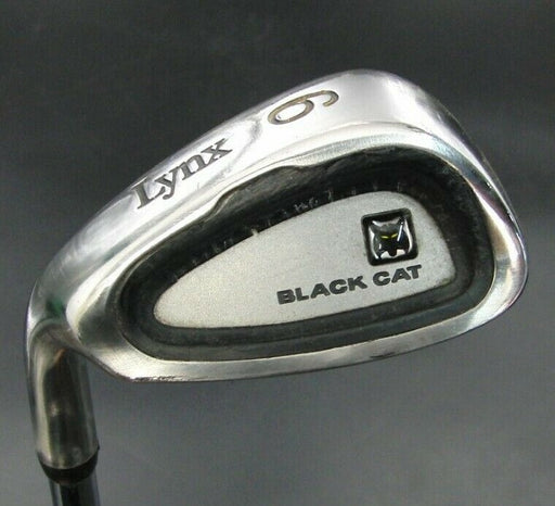 Left Handed Lynx Black Cat 9 Iron Regular Steel Shaft Lynx Grip